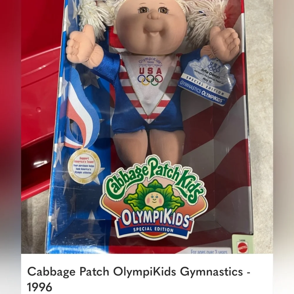 New Cabbage Patch Kid (OlympiKids Special Edition Doll) New In Box Vintage 1996